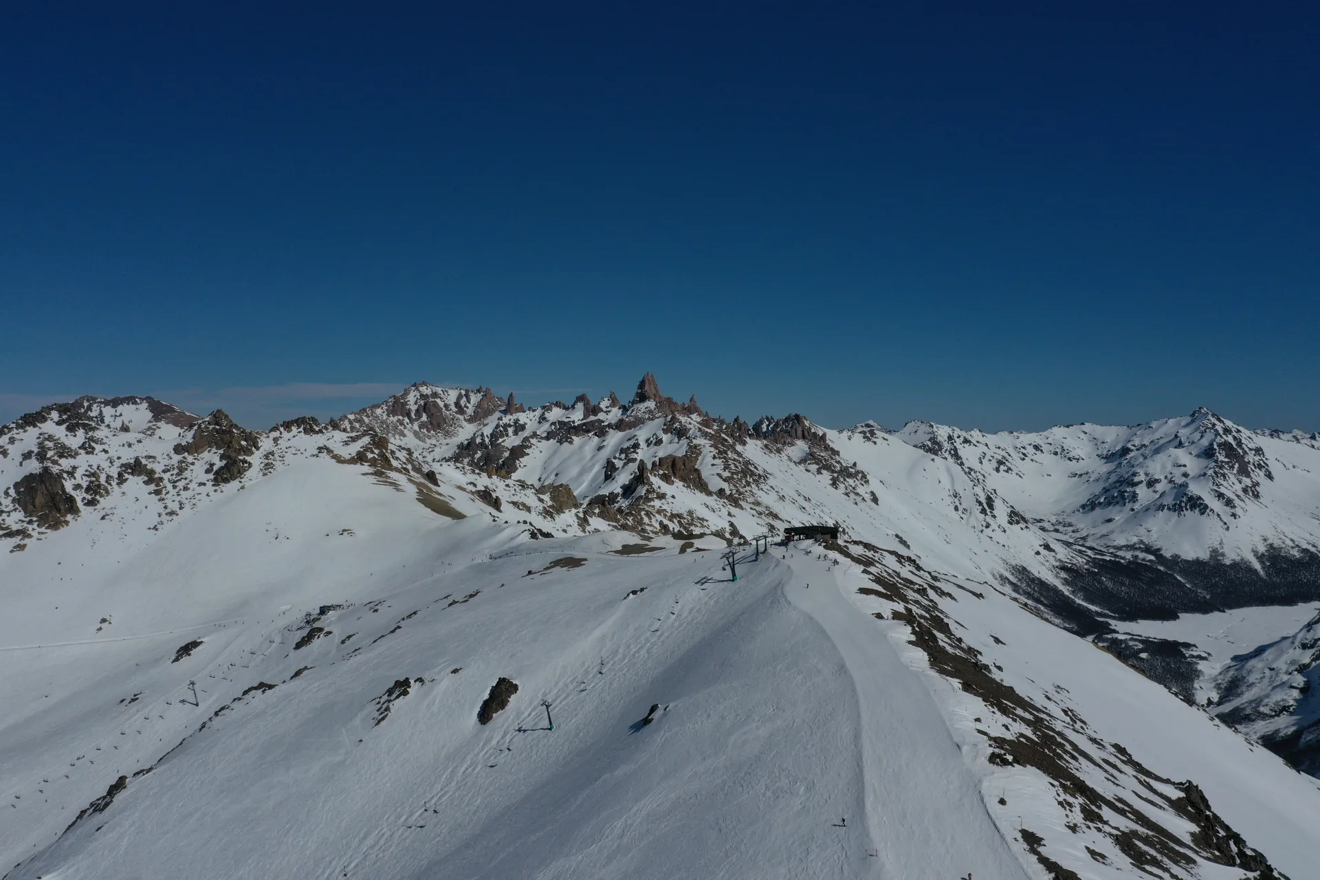 Skier at Cerro Catedral, Bariloche, Argentina